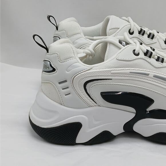 Steve Madden Flex Women's Sneakers Size 10M White/Black Low Top Running Shoes - Picture 4 of 10